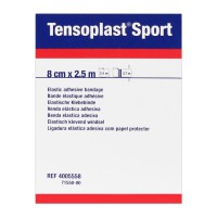 Tensoplast Sport 8 cm x 2,5 metros: Venda elástica adesiva porosa